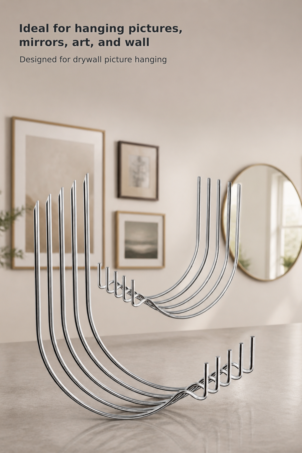 30-Piece Heavy-Duty Drywall Picture Hooks